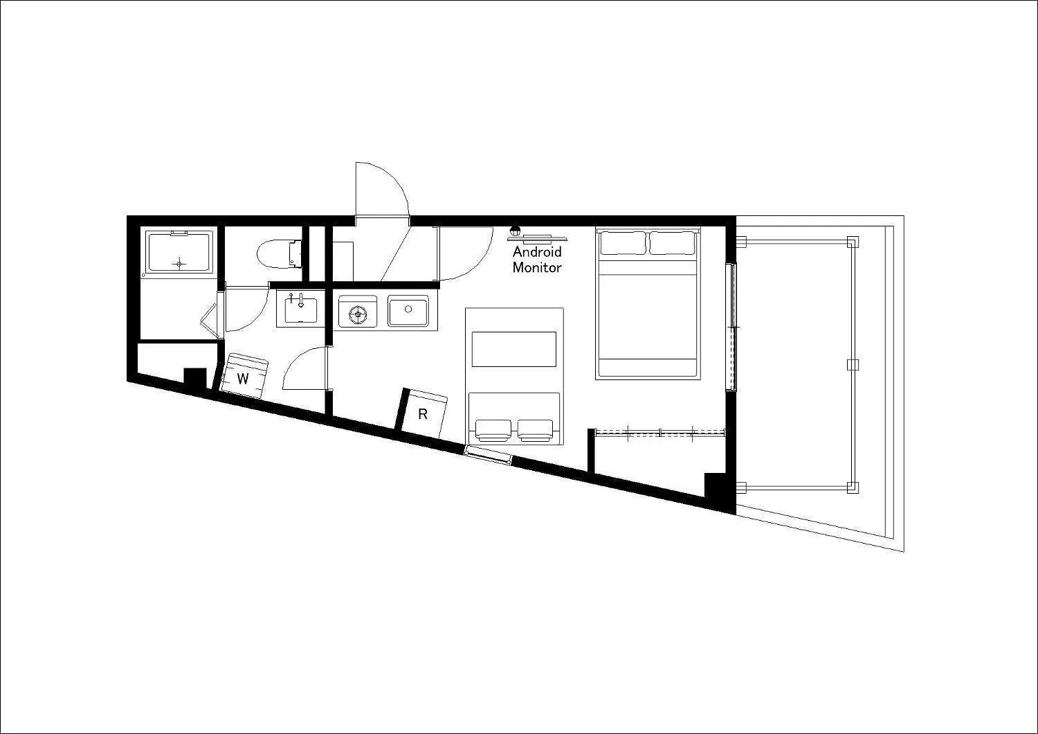 Rufura Fukushima Apartment Osaka